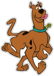Scooby-Doo Scooby Doo Dog Cartoon Car Bumper Window Vinyl Sticker Decal 3.5"X5"