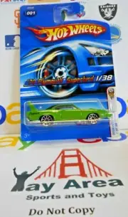 2006 First Editions RARE Hot Wheels '70 Plymouth Superbird (Green) 1/38