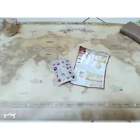 在飛比找蝦皮購物優惠-Decor travel World map_韓風裝飾世界地