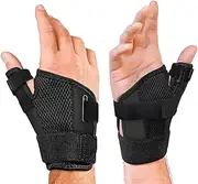 Lyvixora Wrist Support Brace, Adjustable Wrist Strap for Carpal Tunnel, Tendonitis & Wrist Pain Relief, Ergonomic Design for Fitness & Support Hands - Fits Both Left & Right Hands (Upgraded)