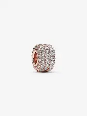*BRAND NEW* Pandora Moments 14K Rose Gold Plated Sparkling Pavé Charm 782820C01
