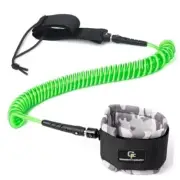 Ankle Surfboard Leash, Boogie Board Leash, Paddle board (SUP) Strap Leash Green