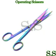 Operating Scissors SH/SH Multi Color 5.5" Curved Surgical Instruments
