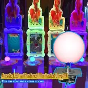 Arcade Joystick Flashing LED Ball Top Handle Controllers Rocker Video Game Parts