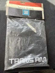 NOS Pontiac Firebird Trans Am Black Mud Flap Splash guards RARE Gm 997687