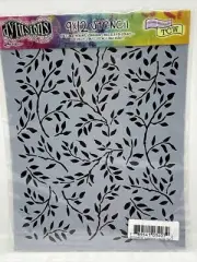 Ranger Dylusions Stencils 9x12” “Lucious Leaves” New Card Making Scrapbooking