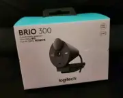Brand New Logitech Brio 300 Full HD Webcam - Black
