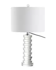 JONATHAN Y Designs Sasha 25in Crystal Table Lamp