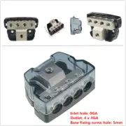 1PCS SPDP-1044 Platinum Series 1/0 In to 4 Gauge Out Power Distribution Block