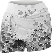 [STKARCV] Women's Athletic Stretchy Pleated Tennis Skirts Run Yoga Inner Shorts Elastic Sports Golf Skorts Ropa