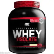 Optimum Nutrition 100% Whey Isolate Vanilla 2 pack of 4.5 lbs sports supplement