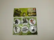 NEW Pack 6 Mini Ninjas game Pins Button Set Hiro Futo Fox Suzume Samurai Captain