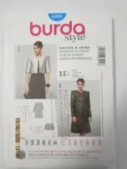 Burda Sewing Pattern - 6999 - Ladies Coat & jacket - Size 8-18 - Uncut