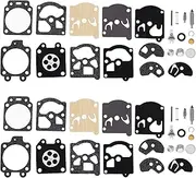 SING F LTD 2 Sets Carburetor Carb Repair Kit Gasket Diaphragm Compatible with Stihl 09 010 011 028 FS40 FS44 FS85 FS586 FS88 FS106 FS180 Chainsaw Replaces K10-WAT