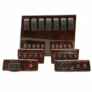 Godfrey Pontoon Boat Switch Panel | Woodgrain (Set of 5)