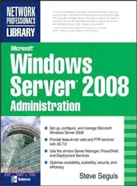 在飛比找三民網路書店優惠-Microsoft Windows Server 2008 