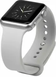 NEW NEXT Sport Band Watch Strap for Apple Watch 42mm GRAY WESC04202