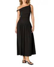 Nia Karina Asymmetric Drop Waist Dress