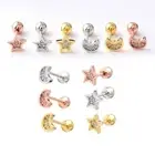 Body Piercing Jewelry Star Shape Tragus Earrings Ear Studs Cartilage Helix