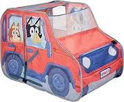 Bluey Heeler 4WD Family Cruiser Popup Play Tent for Kids Official Bluey Character Vehicle Playhouse with Bluey, Bingo, Bandit and Chilli with Sunroof and Door Features