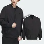 【ADIDAS 愛迪達】外套 CNY JACKET 男款 黑 寬鬆 立領 飛行外套 夾克 愛迪達(IZ1613)