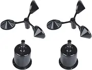PHENOFICE 2pcs Wind Indicator Shell Durable Wind Direction Indicator Part for Agricultural Use and Accurate Direction Measurement