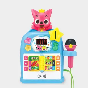 韓國碰碰狐 鯊魚寶寶 投幣練歌房 投幣式卡拉OK玩具組 PINKFONG BABYSHARK 鯊魚家族 聲光玩具 仿真練