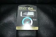 PNY 64GB Turbo Attache' USB 3.0 Flash Drive - #P-FD64GTBOP-GE NEW-Good Deal!