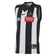 Collingwood Magpies AFL NIKE Youth Home Guernsey | Black/White by Sporting House