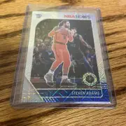 2019-20 NBA Hoops Premium Stock Steven Adams SILVER Laser PRIZM #130 OKC Thunder