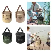 Foldable Bucket Leakproof Drain Basket for Gardening Car Washing Backpacking