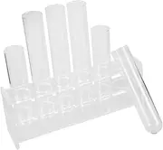 Toddmomy 1 Set Hydroponic Vase Plant Propagation Tubes Clear Tube Planter Water Plant Vase Test Tube Vases for Flowers Desktop Plant Terrarium Test Tubes for Plants Transparent Glass