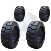 18X8X12-1/8 | 16X5X10-1/2 CUSHION SOLID FORKLIFT TIRES | TR 4X DEAL