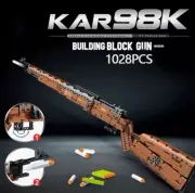 1028PCS Kar98K Building Block Model Heavy Sniper Bricks