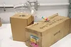 NEW Linde Rare Specialty Gas Pyrex 1-Liter Laboratory Element Argon