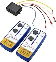 LAPOOH Universal 50ft Wireless Console Winch Remote Control Kit for ATV SUV