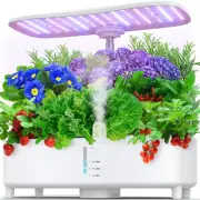 Hydroponics Growing System Kit 15 Pods Misting Herb Garden Indoor Garden Indo...