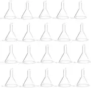20 Pcs Small Clear Plastic Funnels Reusable Mini Funnel for Bottle Filing Perfume Essential Oil Science Laboratory Chemicals, Arts & Crafts Supplies