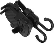 LIFKOME Stroller Phone Holder Portable and Detachable Rotation Mount for Stroller Secure Hook for Baby