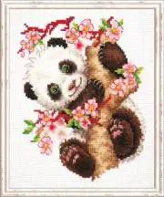 Magic Needle Counted Cross-Stitch Kit Panda 19-26