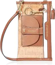 ANYA HAINDMARCH(アニヤ・ハインドマーチ) Anya Hindmarch 164566 Shoulder Bag, EverythingPouchin TPU/CorkFabric, Women's Clear/Natural, Clear/Natural, Free Size