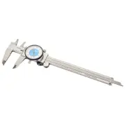 2210-8280 0-6" Stainless Steel Dial Caliper with Depth Gage