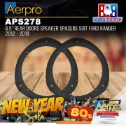 Aerpro APS278 6.5" Rear Doors Speaker Spacers Suit Ford Ranger 2012 - 2018