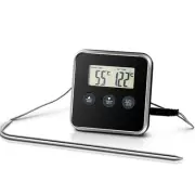 Kitchen Timer Small Digital Temperature Measuring Tool Thermometer