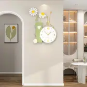 HG Wall Clock Luxury Fashionable Flower Decorative Wall Clock For Living Room