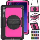 Tablet Case For Samsung Galaxy Tab S9 Plus Ultra Rugged Cover + Screen Protector