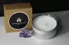 Organic Soy Wax Candle Tins - Champagne & Strawberries - 30hrs - Australian Made