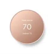 Google Nest Thermostat Programmable Smart Wi-Fi for Home (Sand) - GA02082-US