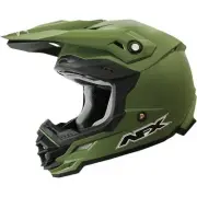Afx FX-19R Solid Helmet (X-Small, Matte Olive)