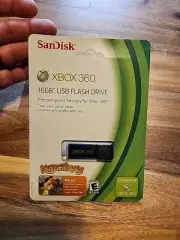 Genuine SanDisk - XBOX 360 - 16GB - USB Flash Drive - OEM Authentic NEW/SEALED!
